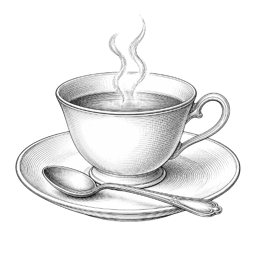 Teacup Header Ornament
