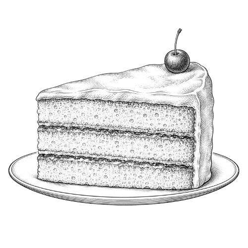 Cake Header Ornament